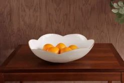 ENCANTO Amelia Large Bowl Cream and White