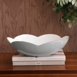 ENCANTO Amelia Large Bowl Slate and White