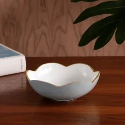 ENCANTO Amelia Mini Round Bowl Slate and White