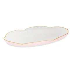 ENCANTO Amelia Oval Tray Camellia and White