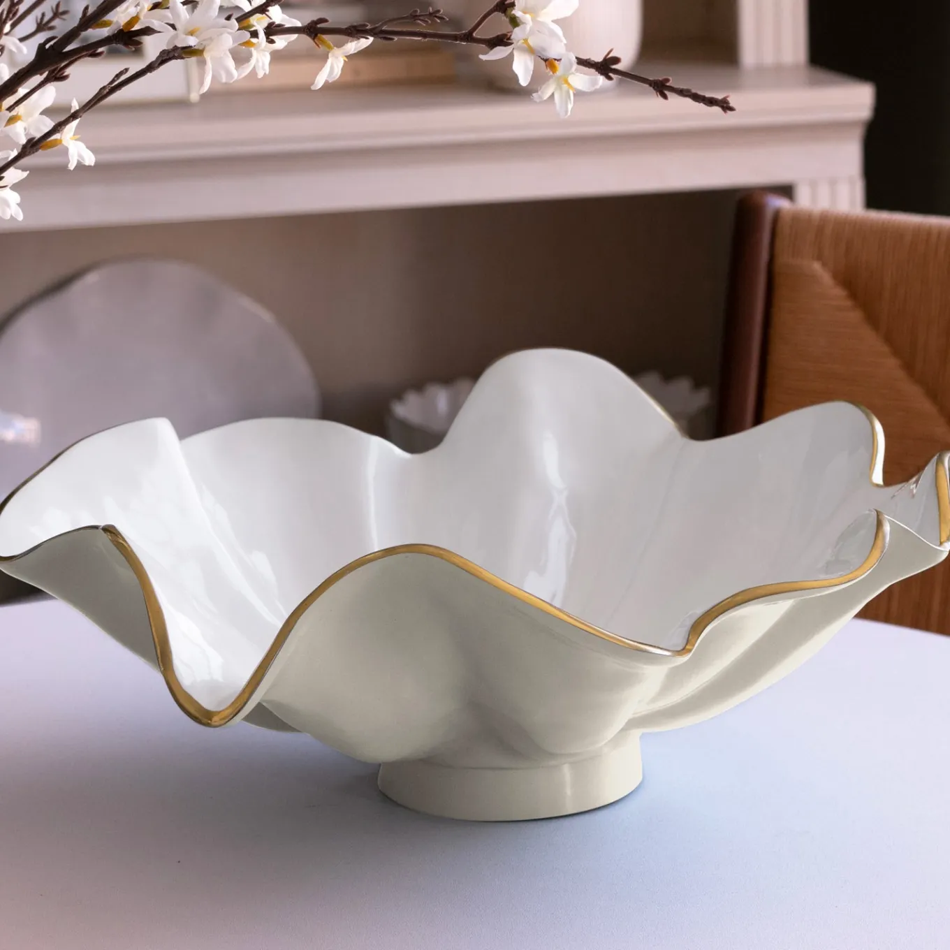 ENCANTO Aries Bowl (Cream and White)