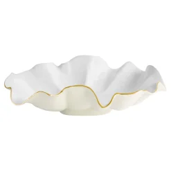 ENCANTO Aries Extra Large Bowl Cream and White