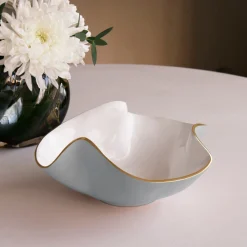 ENCANTO Aries Medium Bowl Slate and White