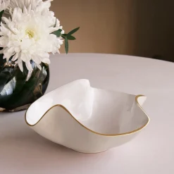 ENCANTO Aries Small Bowl Cream and White