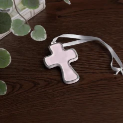 ENCANTO Athens Cross Ornament (Camellia)