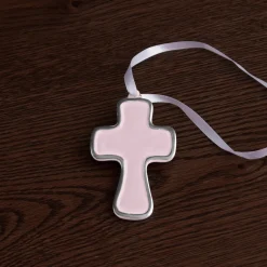 ENCANTO Athens Cross Ornament (Camellia)