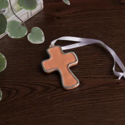 ENCANTO Athens Cross Ornament (Cayenne)