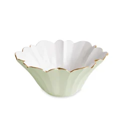ENCANTO Avril Medium Bowl (Pistachio and White)