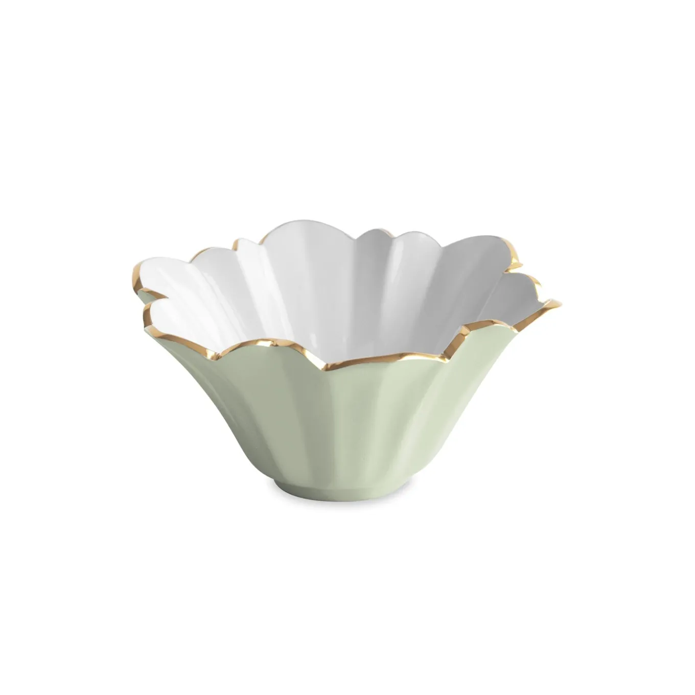ENCANTO Avril Small Bowl (Pistachio and White)