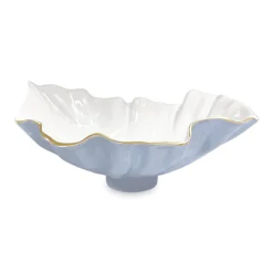 ENCANTO Bloom Medium Bowl (Periwinkle and White)