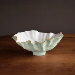 ENCANTO Bloom Medium Bowl (Pistachio and White)