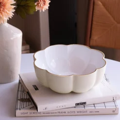 ENCANTO Calabaza Medium Bowl (Cream and White)