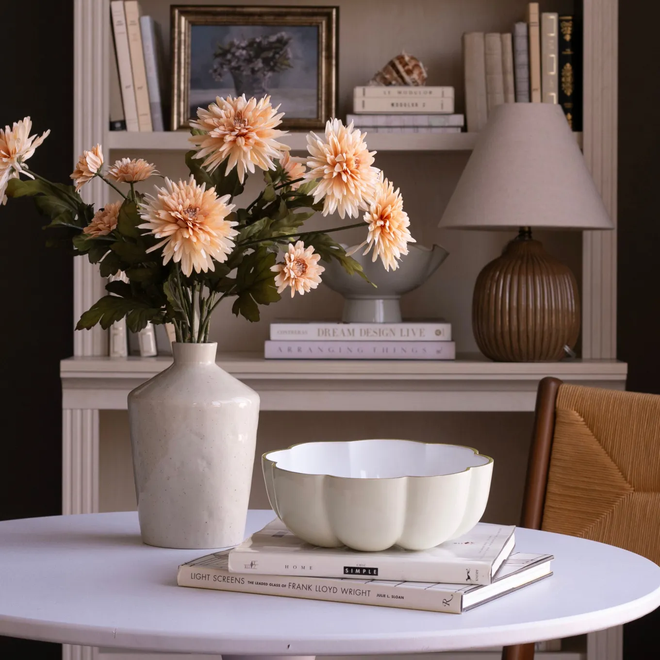 ENCANTO Calabaza Medium Bowl (Cream and White)