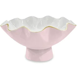 ENCANTO Carola Small Pedestal (Camellia and White)