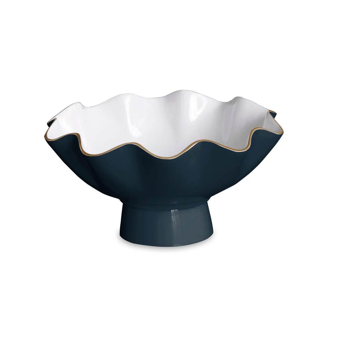 ENCANTO Carola Small Pedestal (Midnight and White)