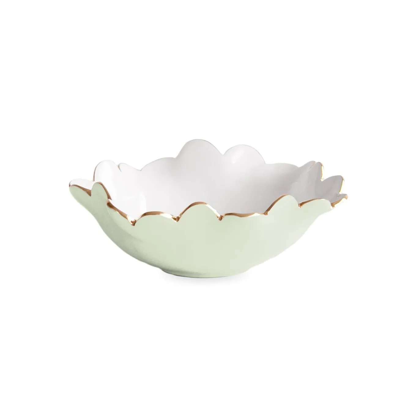 ENCANTO Colette Mini Round Bowl (Pistachio and White)