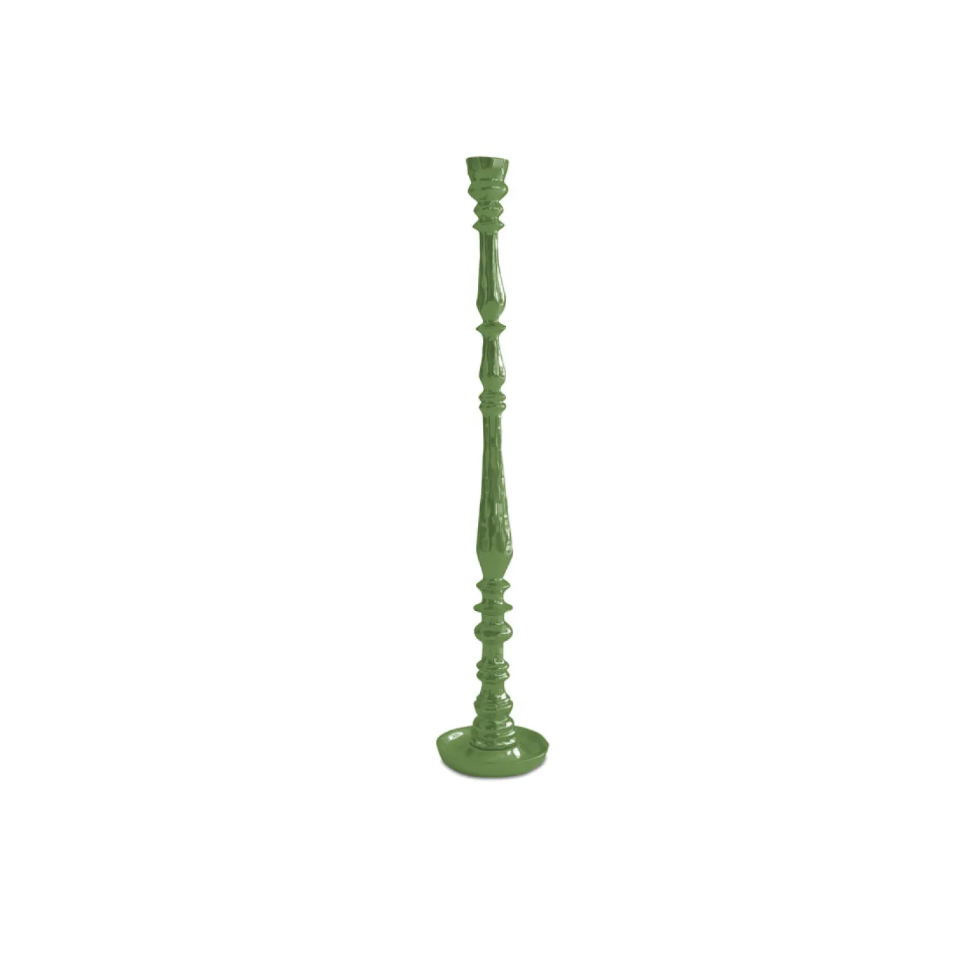 ENCANTO Crosby Large Candlestick Holder (Leaf Green)