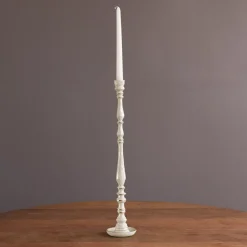 ENCANTO Crosby Large Candlestick Holder (Cream)