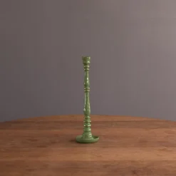 ENCANTO Crosby Small Candlestick Holder (Leaf Green)