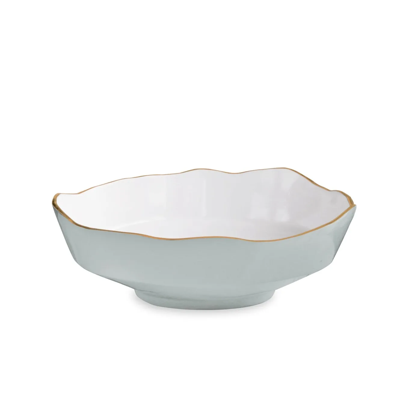 ENCANTO Dakota Medium Bowl (Slate and White)