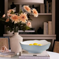 ENCANTO Dakota Medium Bowl (Slate and White)