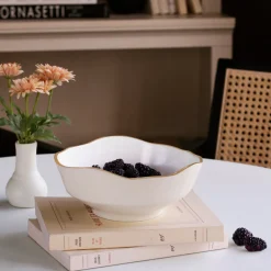 ENCANTO Dakota Small Bowl (Cream and White)