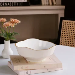 ENCANTO Dakota Small Bowl (Cream and White)