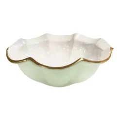 ENCANTO Devon Medium Bowl (Pistachio and White)