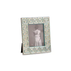 ENCANTO Greek Key Frame 5 x 7 (Turquoise)