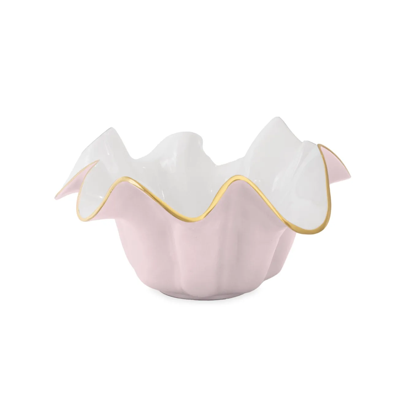 ENCANTO Medium Medusa Bowl Camellia and White