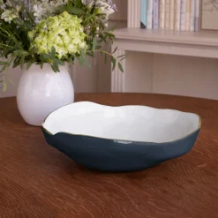 ENCANTO Nuevo Large Bowl Midnight & White