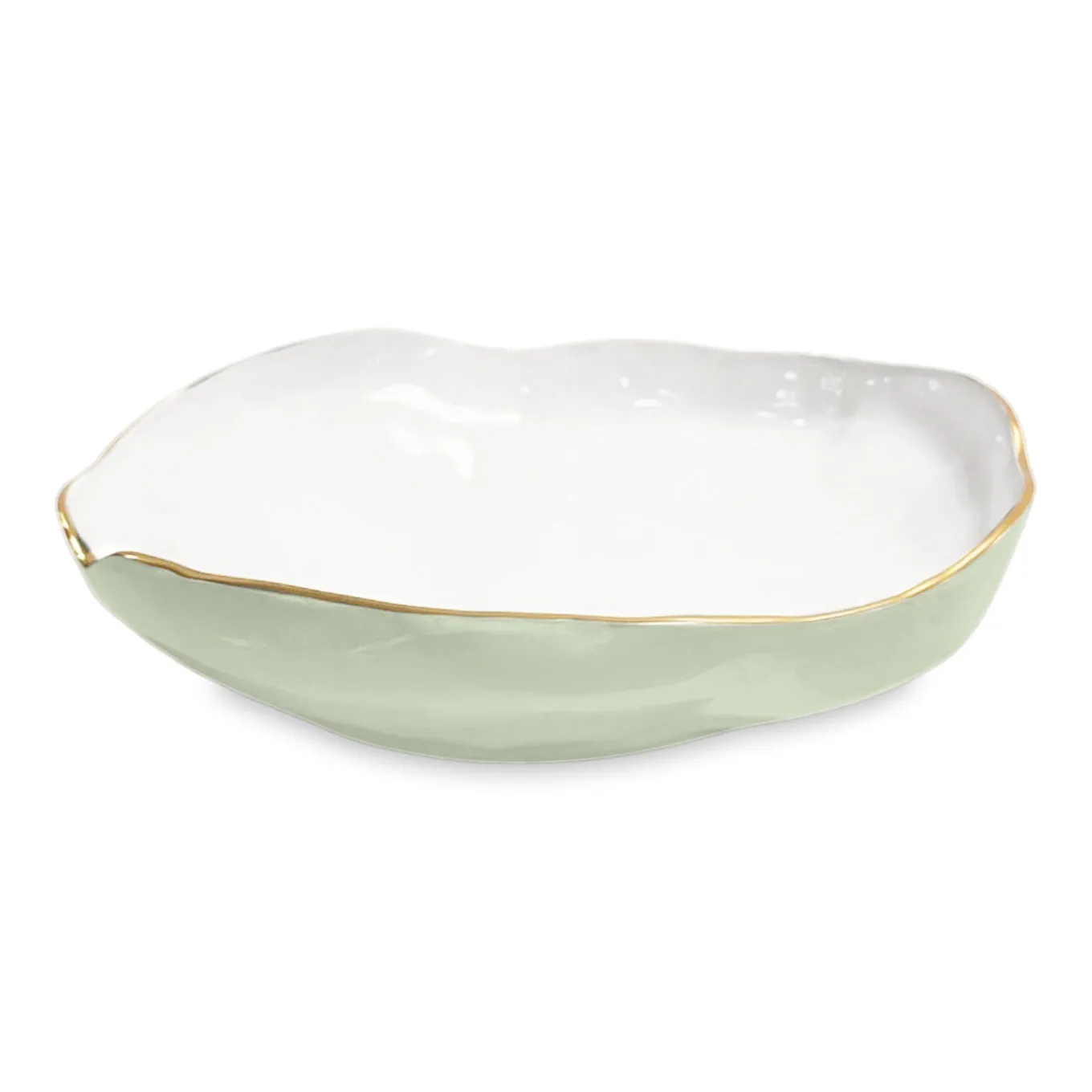 ENCANTO Nuevo Large Bowl (Pistachio and White)