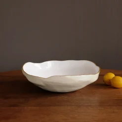 ENCANTO Nuevo Large Bowl (Cream and White)