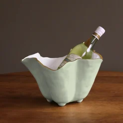 ENCANTO Onyx Ice Bucket (Pistachio and White)