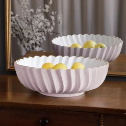 ENCANTO Orlando Large Bowl (Camellia and White)