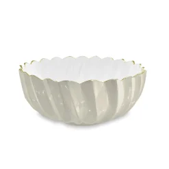 ENCANTO Orlando Medium Bowl (Cream and White)