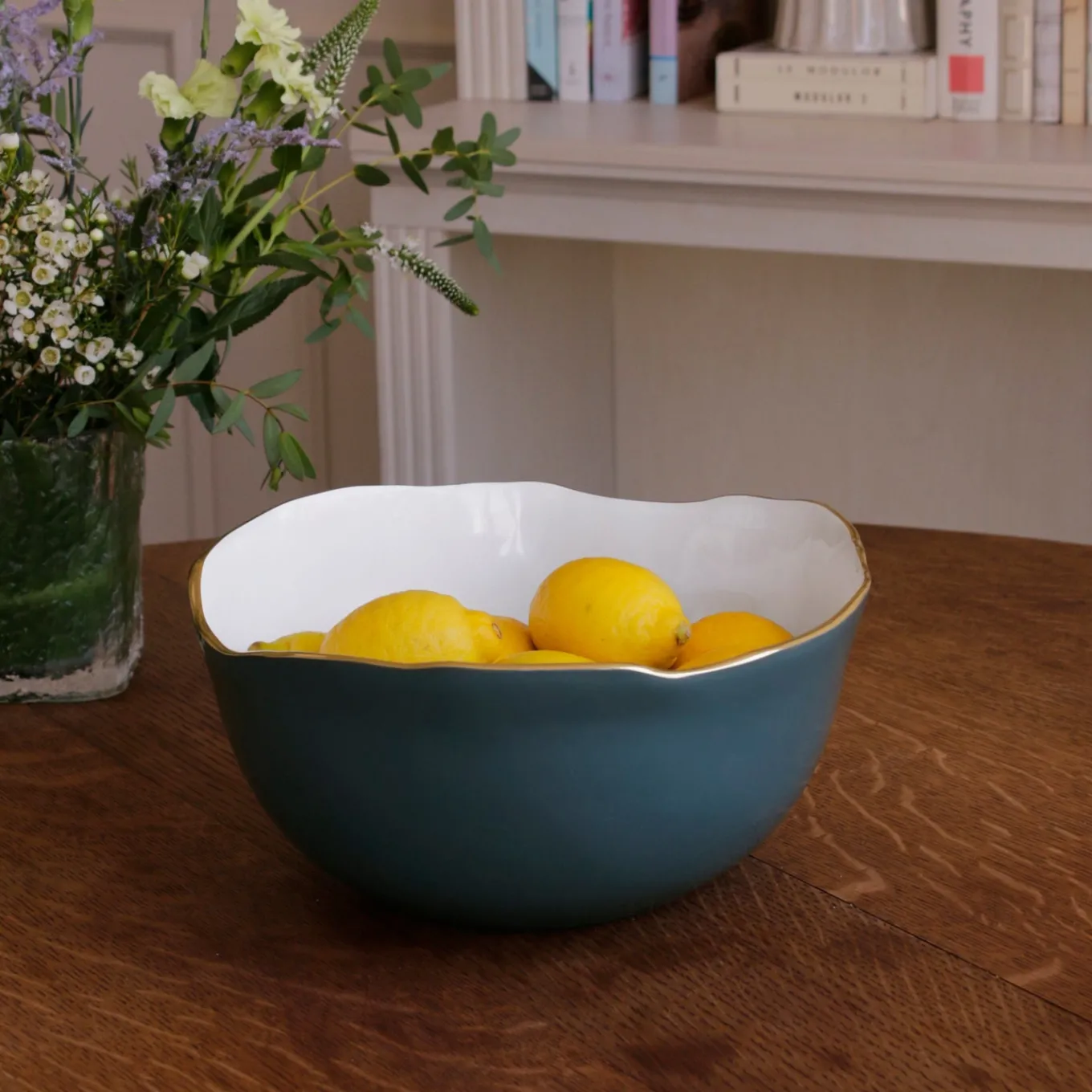 ENCANTO Osaka Large Bowl Midnight & White