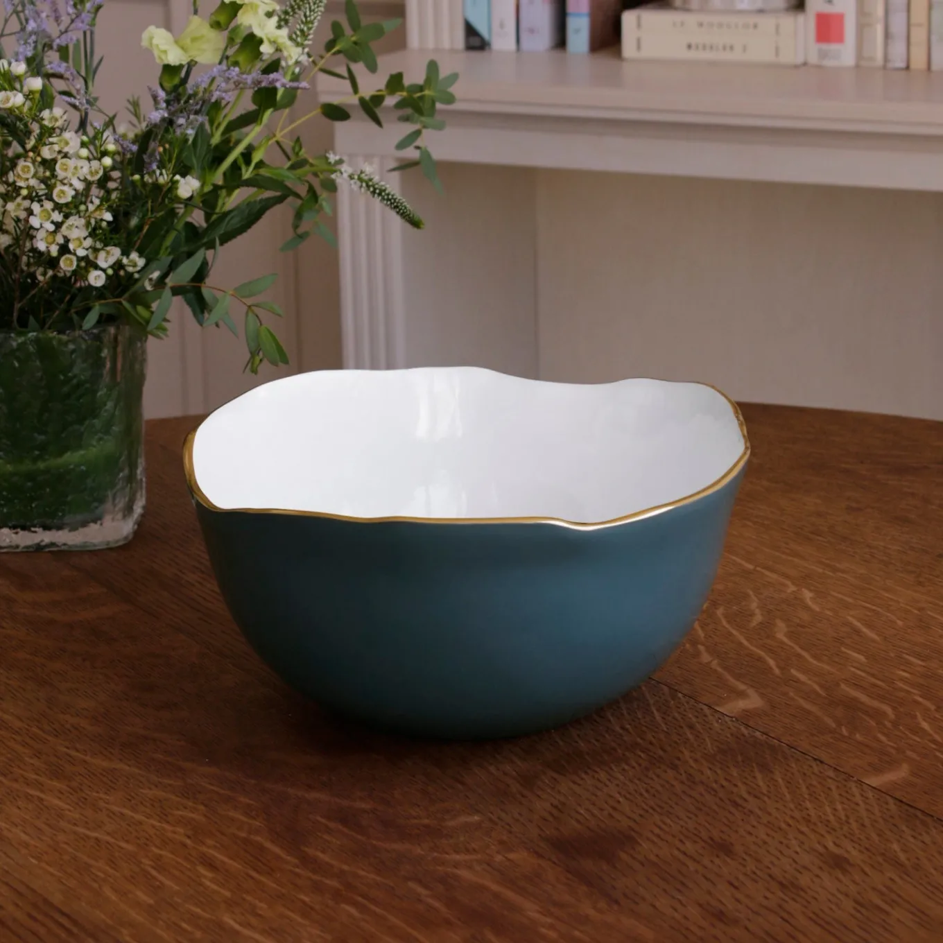 ENCANTO Osaka Large Bowl Midnight & White