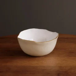 ENCANTO Osaka Large Bowl (Cream and White)