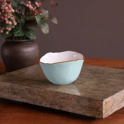 ENCANTO Osaka Small Bowl (Sky Blue and White)