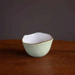 ENCANTO Osaka Small Bowl (Pistachio and White)