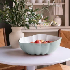 ENCANTO Rita Large Bowl (Slate and White)