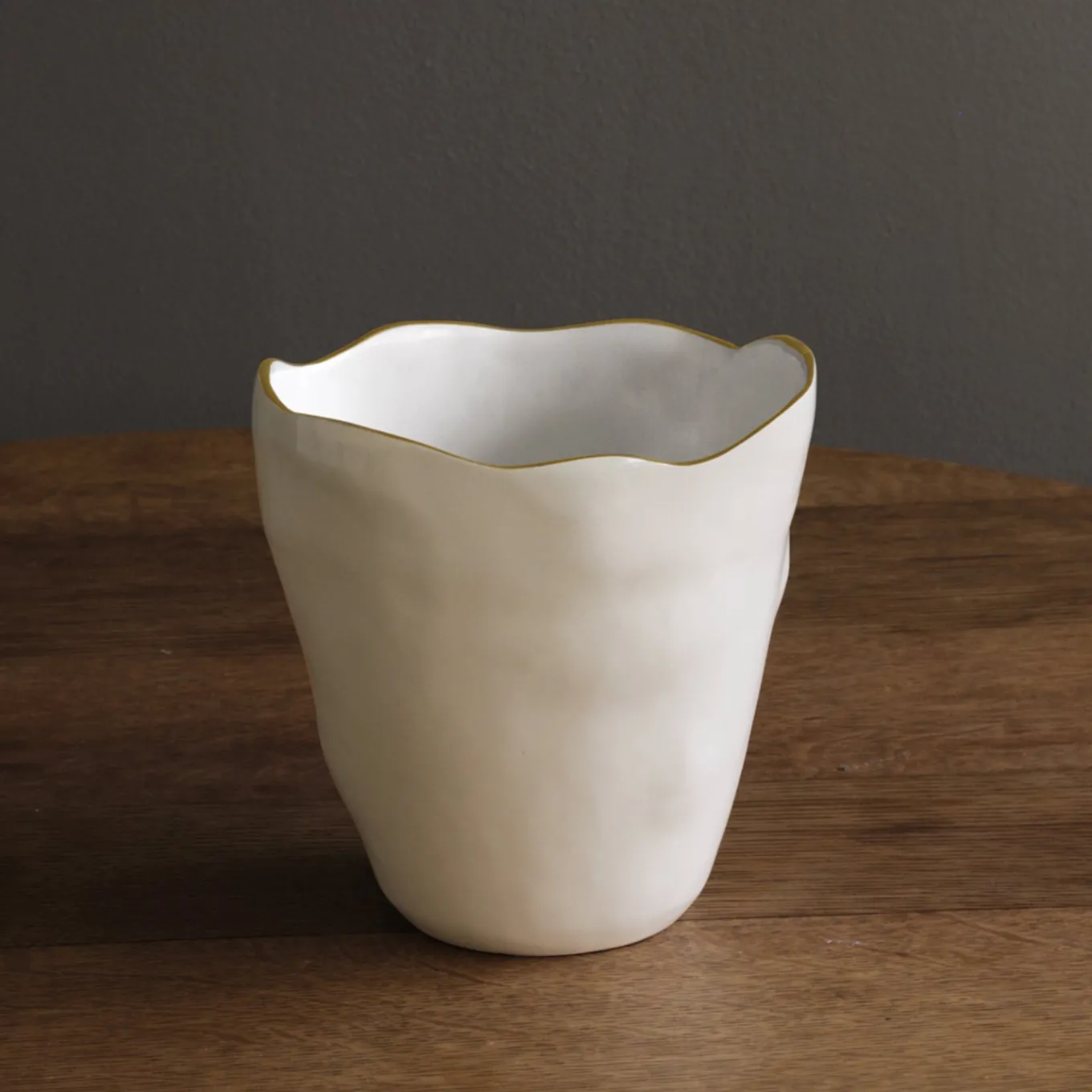 ENCANTO Soho Large Ice Bucket (Cream and White)