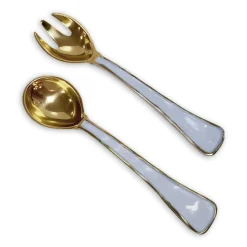 ENCANTO Soho Salad Servers (Periwinkle)