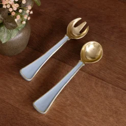 ENCANTO Soho Salad Servers (Periwinkle)