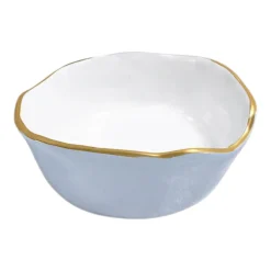 ENCANTO Soho Wine Coaster (Periwinkle and White)