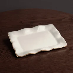 ENCANTO Vento Small Rectangular Tray (Cream)
