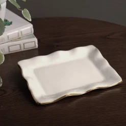 ENCANTO Vento Small Rectangular Tray (Cream)