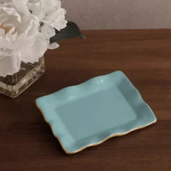 ENCANTO Vento Small Rectangular Tray (Turquoise)