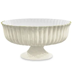 ENCANTO Vienna Large Centerpiece/Punchbowl (Cream and White)